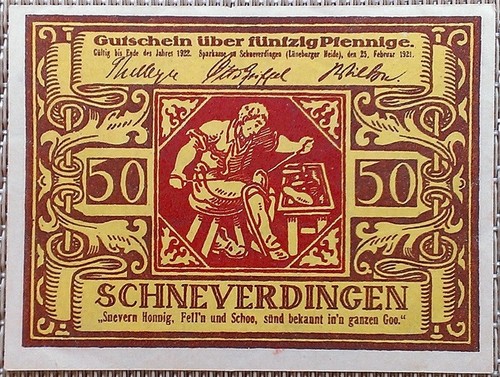 Notgeld pfennig - notgeld:, 50