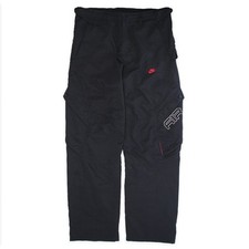 Nike Air Vintage Trackpants Trainingshose Schwarz Baggy Rot 