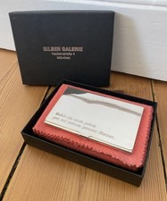 Elegantes Visitenkartenetui 925 Sterling Silber Etui, Visitenkartenhalter