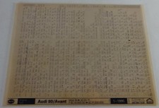 Microfich teilekatalog audi - audi, 80