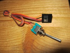 Ausbauschalter Graupner 2 Kanal Schaltmodul lang  2 - stufig Schalter 5 polig