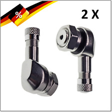 2x Motorrad Aluminium Winkelventil 11,3mm Ventile Eckventil Roller Reifen Ventil