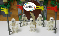 (A6/15) Lego 5 x Skelett Ritter Knight Kingdom Castle Ritterburg 6074 6086 6085