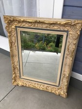Antiker Spiegel Facette Prunkspiegel Edel Rahmen Vergoldung Stuckrahmen