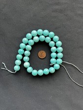 Amazonit-Strang blau aus