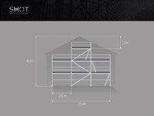 8x7,5m Baugerüst NEU nicht
