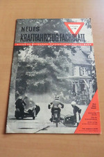 Neues Kraftfahrzeug Fachblatt 14/1950 Kleinschnittger Kleinwagen Prüfmaschinen .