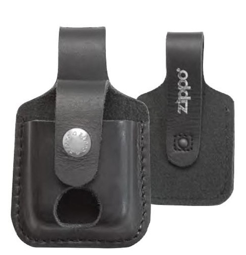 Zippo lederetui schwarz - lederetui,,
