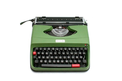 Cursive script typewriter - cursive,