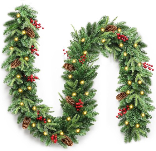 Künstliche weihnachtsgirlande - künstliche,