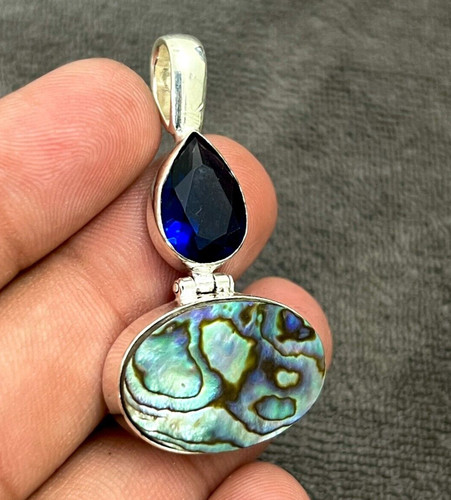 Abalone muschel edelstein 925 - abalone,