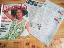 Vintage Modezeitschrift 7 / Juli 1968 - burda MODEN / Aenne Burda  fast komplett