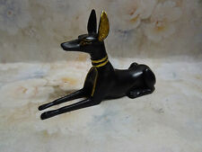 Anubis liegend  ÄgyptenFigur  schwarz gold ägypten Statue  Deko sehr schön 
