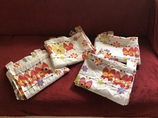 4 Gardinen Kinderzimmer Eulen bodenlang 220x140 und 195x140 blickdicht Polyester