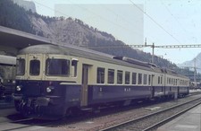 org Dia BLS SBB  ABDe 4/4 751 Depot Holligen in Kandersteg 21.06.1976 (02118