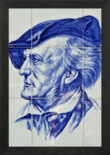 Fliesenportrait richard wagner - richard,