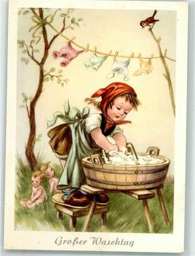 Großer waschtag mädchen - waschtag,