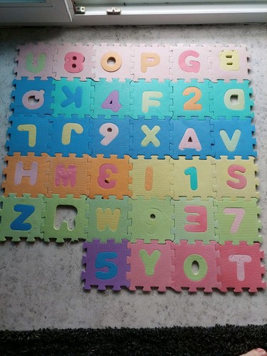 Puzzlematte mit