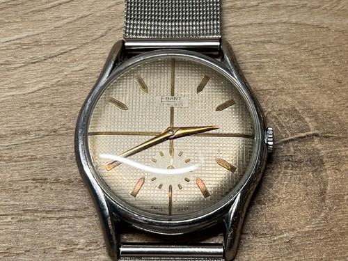 Vintage uhr ebart rubis - 17,