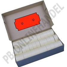 SATO-Etiketten 26x12mm leuchtrot für Sato Samark 26 Preisauszeichner