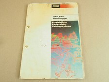 Schaeff HML25X Mobilbagger Ersatzteilkatalog Ersatzteilliste 1/1989