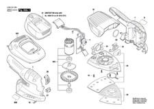 Bosch Ersatzteile für PSM 18 LI Akku-Exzenterschleifer