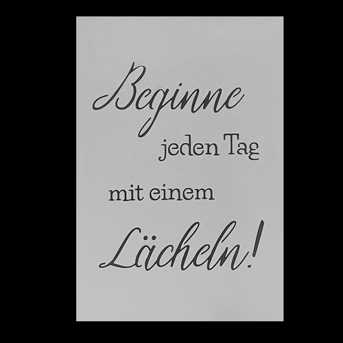 Schablone für
