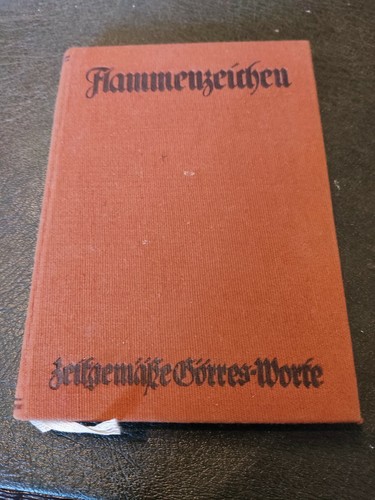 Flammenzeichen zeitgemäße - -,