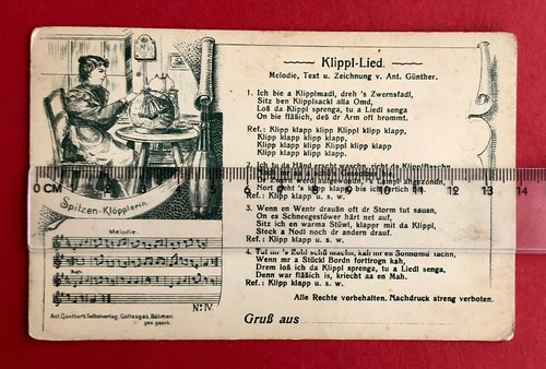 Erzgebirge lied anton - lied, ak
