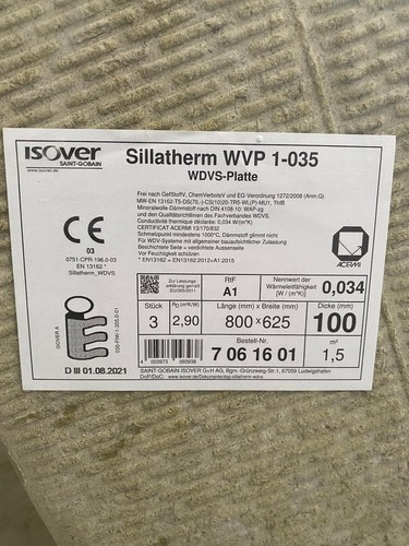 Isover sillatherm wvp 035 - isover,