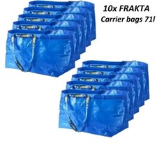 10 blaue Ikea Frakta 71 Liter