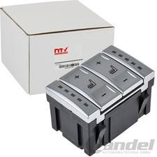 SITZHEIZUNGSSCHALTER VORNE SILBER passend für FORD MONDEO 4 GALAXY WA6 S-MAX WA6