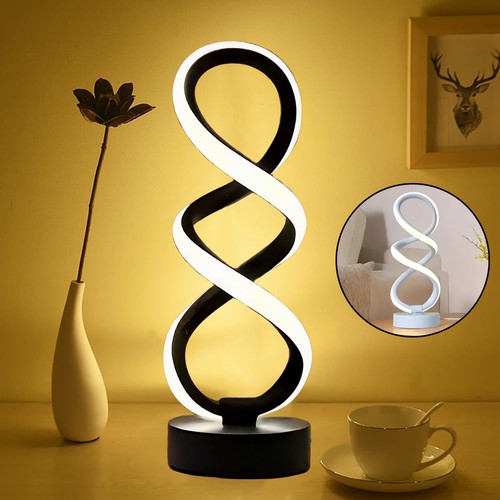 Led spirale tischlampe - led,