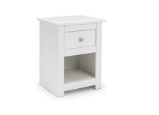 Nachttisch in weiß modern