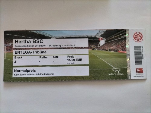 Sammler ticket fsv - ticket,