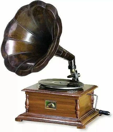 Vintage grammophon hmv voll - grammophon,