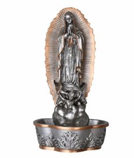 Weihwasserbecken Shabby Madonna Weihwasserschale Madonnenfigur II-Wahl B-Ware