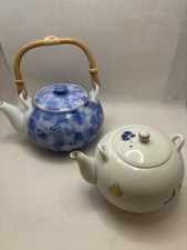 Japanisches Porzellan – Teeset von Fukagawa Seiji (Teekanne 600 ml + Teetassen)