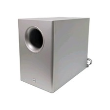CANTON AS 10 Aktiv Powered Subwoofer - Bass Lautsprecher - Silber 