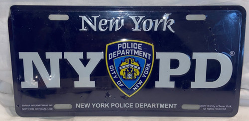 Nypd souvenir kennzeichen - nypd, souvenir-kennzeichen