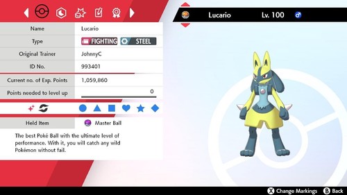Shiny lucario für - lucario,
