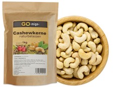 1kg Cashewkerne ganz frisch