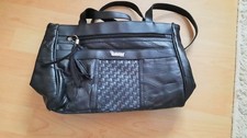 Handtasche Damen Beutel schwarz Mario Baldini