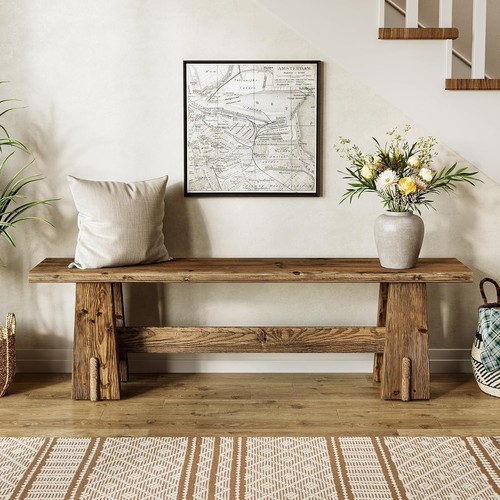Massivholz bettbank 150 - 150, cm