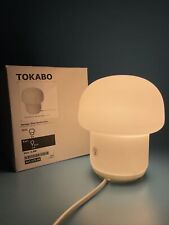 IKEA Tokabo, Tischlampe Pilzlampe Nachttischlampe, Retro, Opalglas, NEU in OVP !