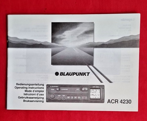 Blaupunkt acr 4230 autoradio - acr,