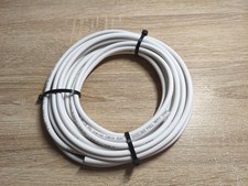 HB Digital | 7m Koaxialkabel Ø 7mm - Geschirmt HQ 135 dB Weiß  Sat Kabel 5m 10m