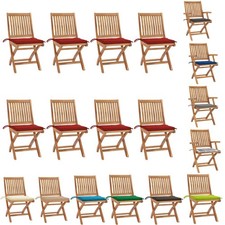 2/4/6/8Teak Massiv Gartenstuhl