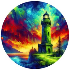 8x lighthouse 9x9 cm car