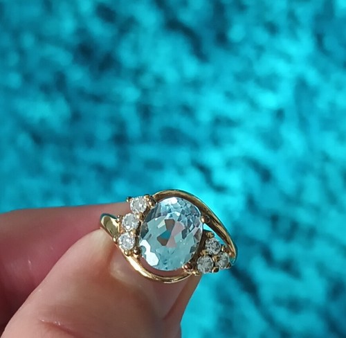 Gelbgold ring 333 großer - gelbgold,